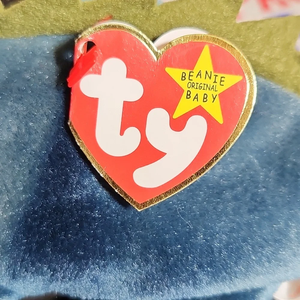 Vintage 1997 TY Beanie Babies Iggy the Iguana with Tag Collectible Toy